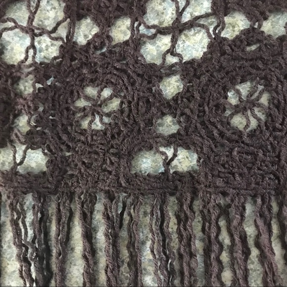 Cotton Candy BoHo Crocheted Poncho NWT - Picture 8 of 8